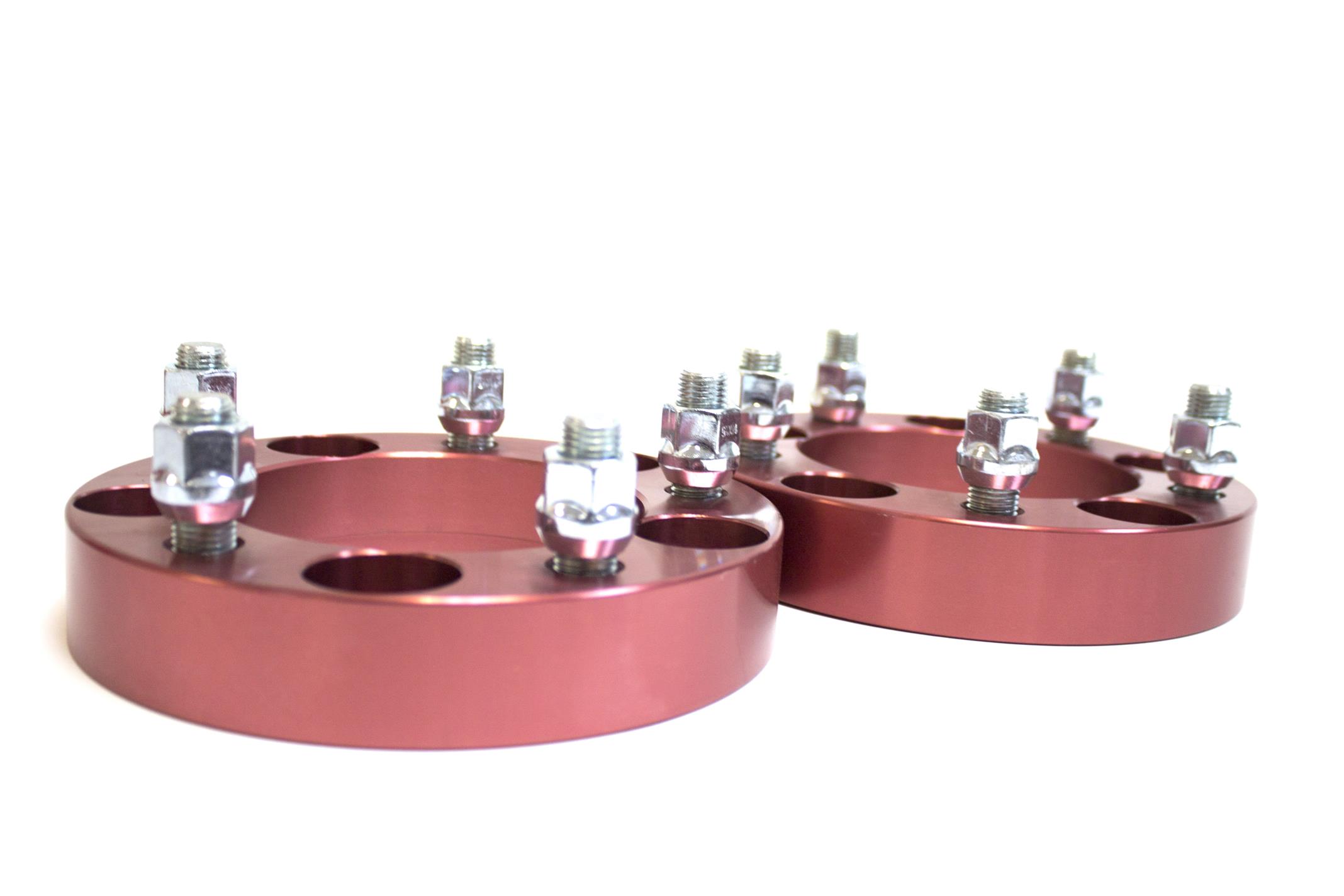 Проставки колесные алюминиевые "redBTR" красные 5x139,7, СВ 108 мм, 31,75 мм (1,25") УАЗ, Соболь 4х4