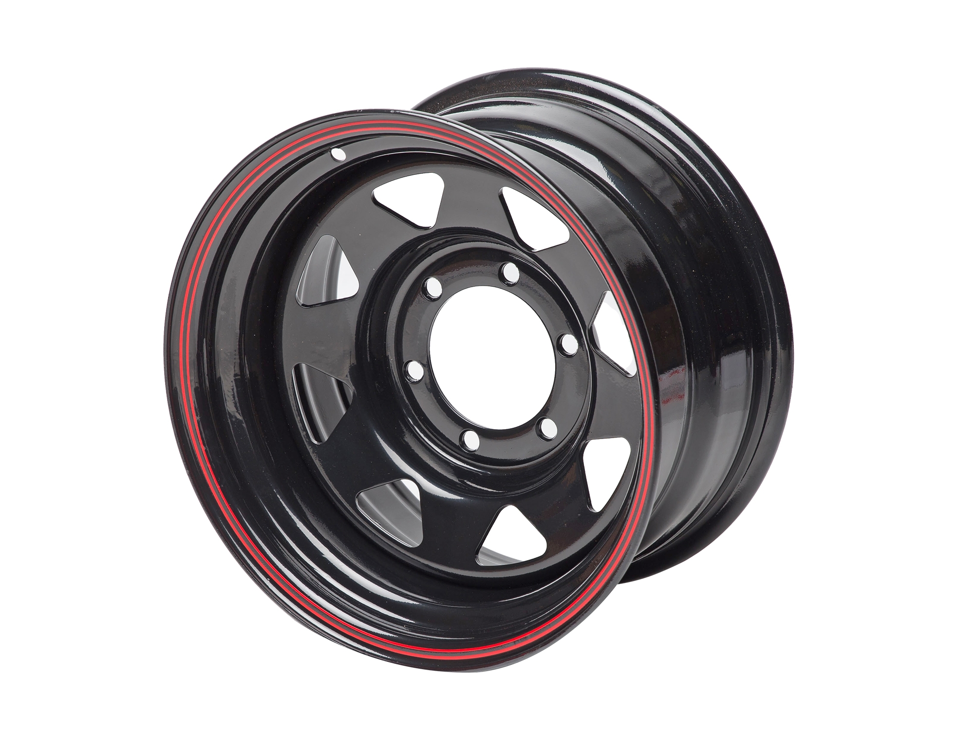 Диск колесный стальной redBTR 8х15/6х139,7 D110 ET-25 черный (для а/м Toyota, Great Wall, Nissan)